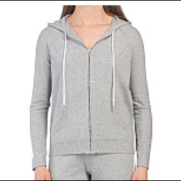 Racing Stripe Full Zip Hooded Sweater size Small - Picture 5 of 11